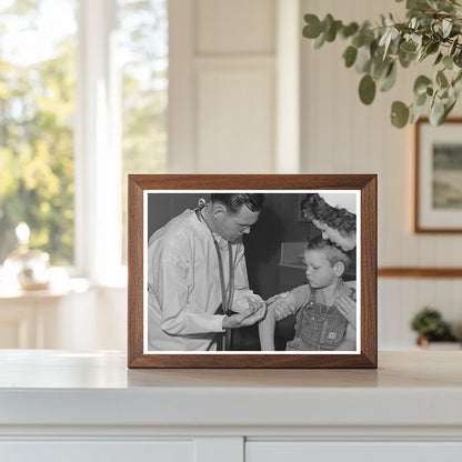 Community Clinic for Farm Workers Woodville California 1942
