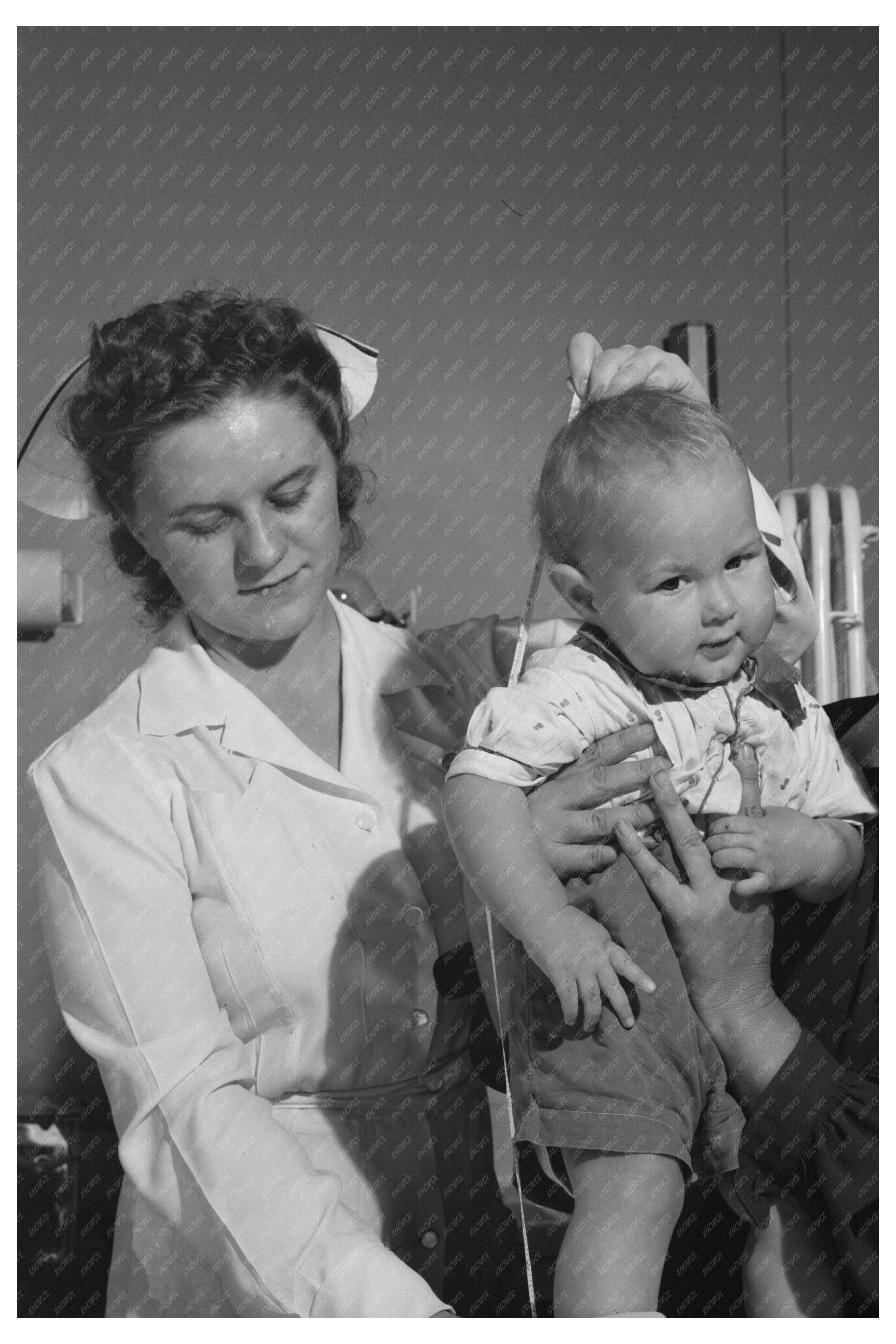 Well Baby Clinic February 1942 Pinal County Arizona Photo