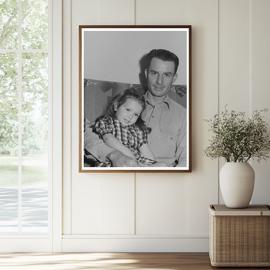 Man and Daughter at Camelback Farms 1942