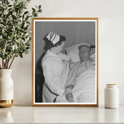 Nurse Taking Patients Temperature at Cairns General Hospital 1942