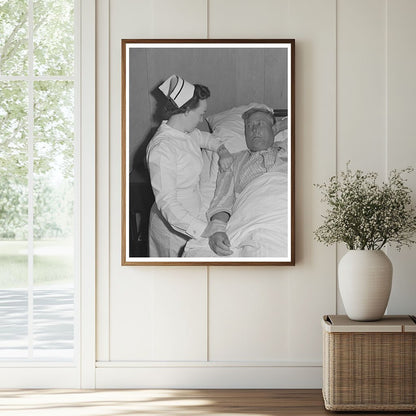 Nurse Taking Patients Temperature at Cairns General Hospital 1942