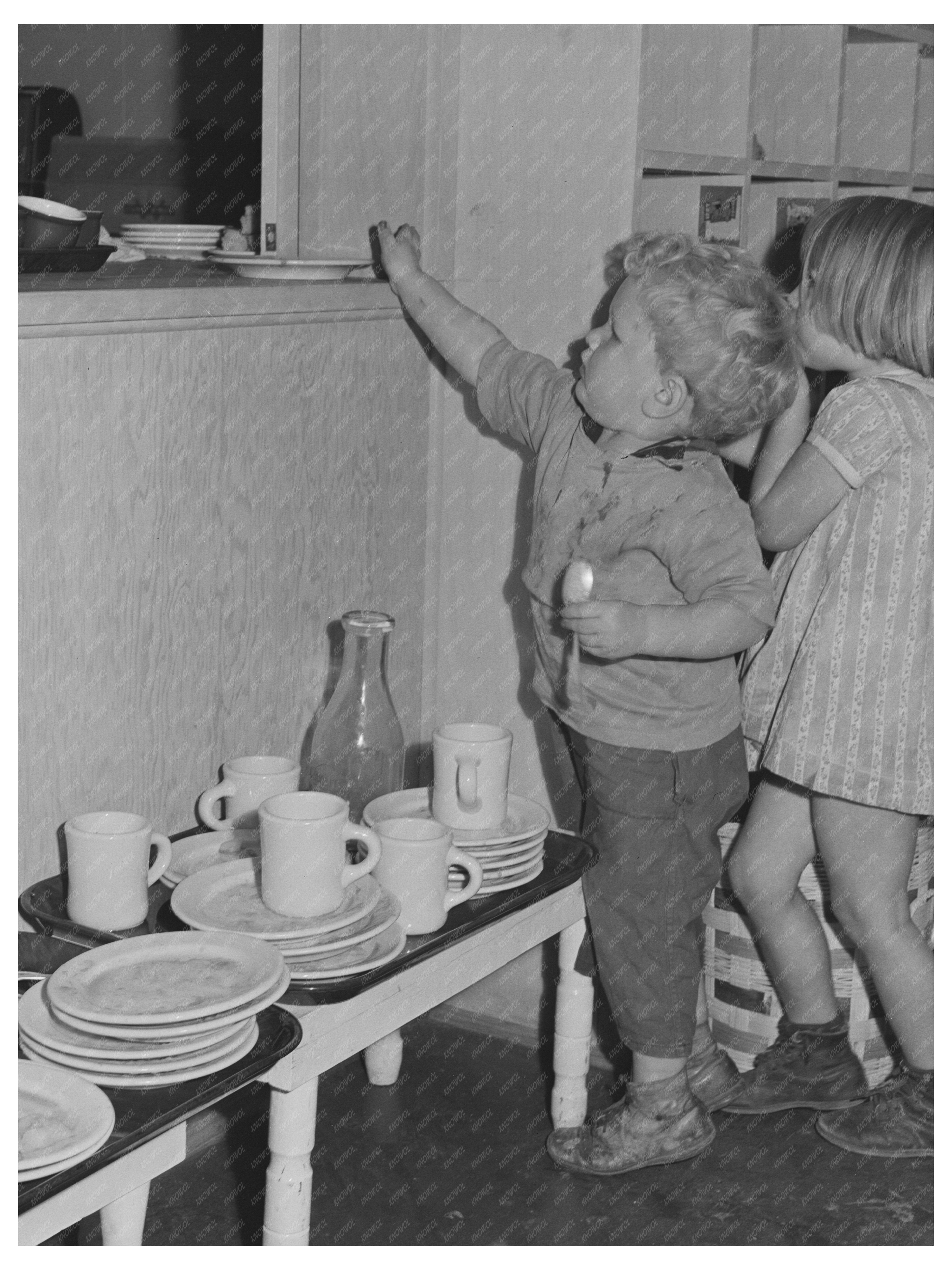 Farm Workers Nursery School in Woodville California 1942