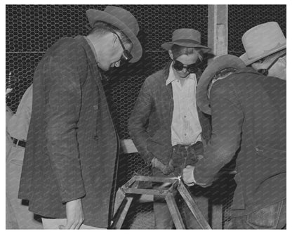 Welding Class for Defense Training in Pinal County 1942