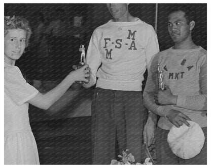 Field Day Trophy Ceremony in Yuma Arizona 1944