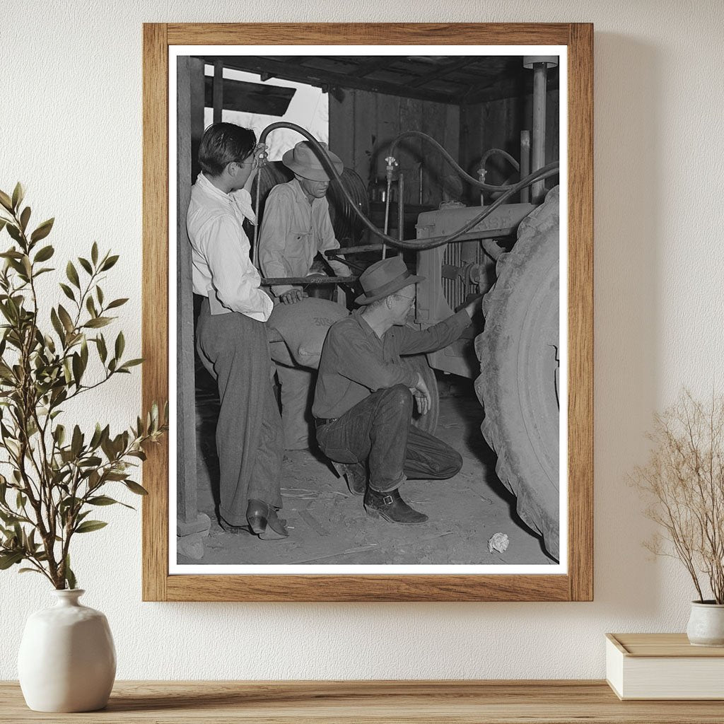 Farmers Inspect Japanese-American Machinery April 1942