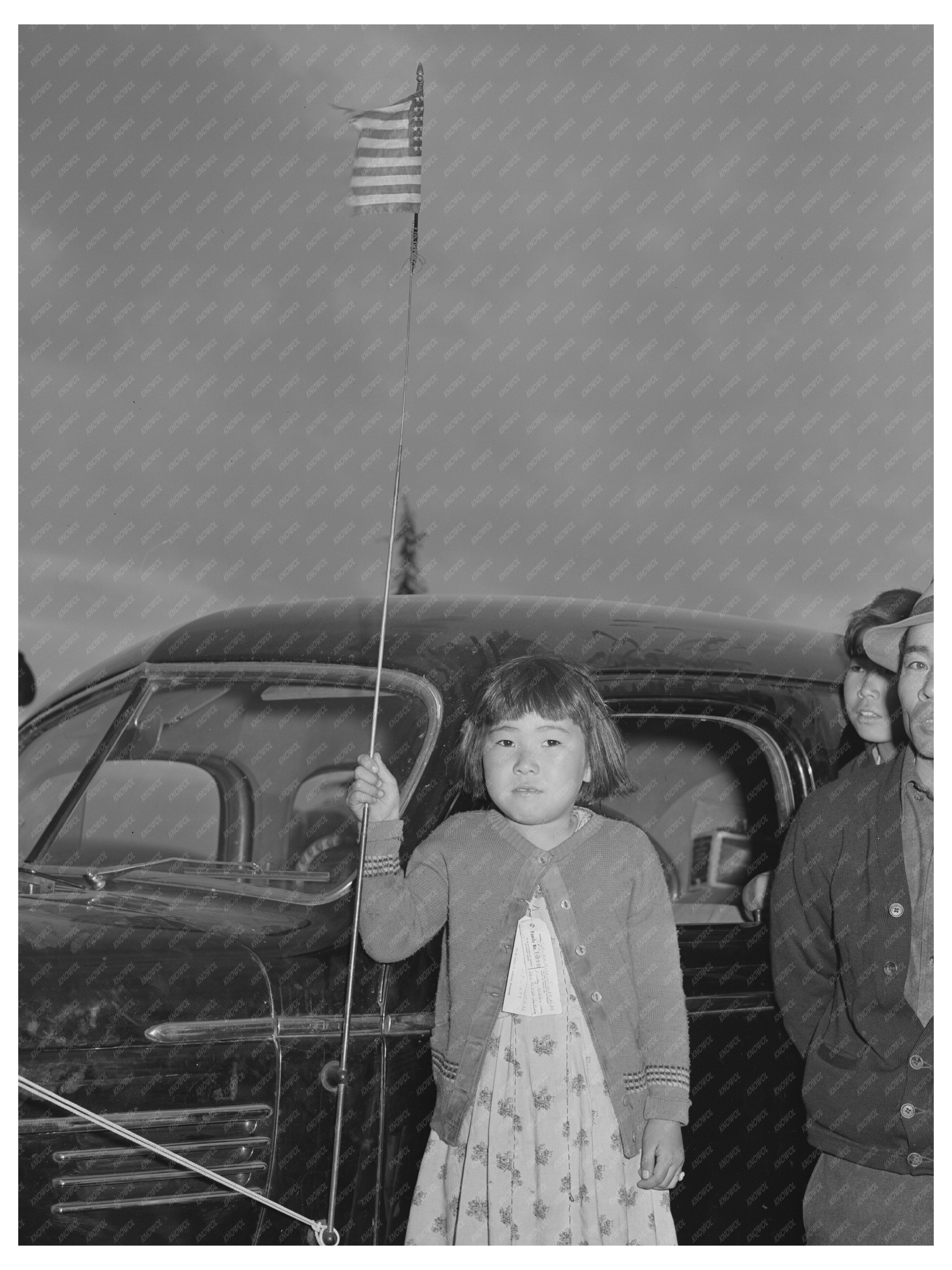 Santa Anita Reception Center April 1942 Japanese Family Arrival