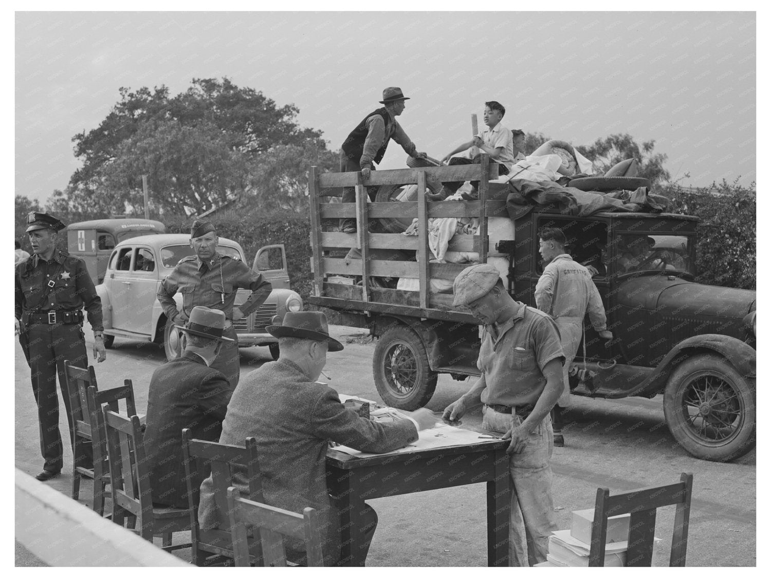 Santa Anita Reception Center 1942 Japanese American Evacuation