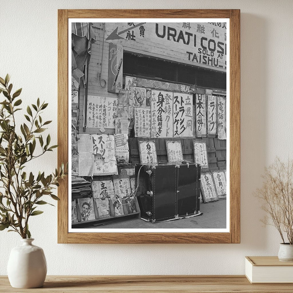 Japanese Store in Little Tokyo Los Angeles 1942