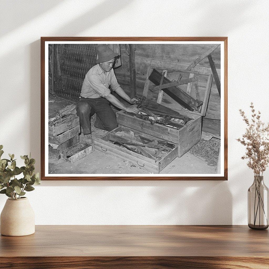 Japanese Farmer Packing Tools April 1942