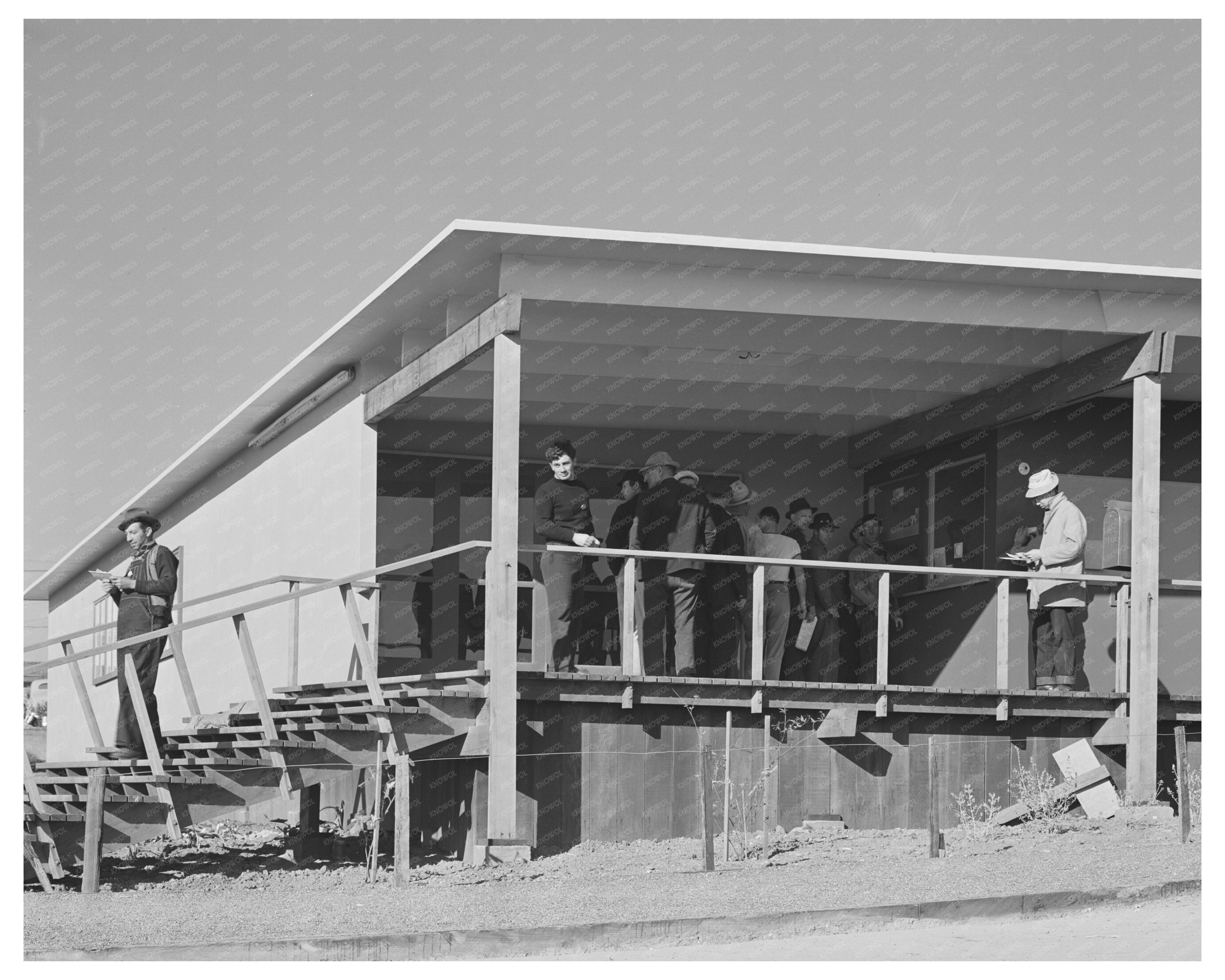 Men at Defense Housing Project Vallejo May 1942
