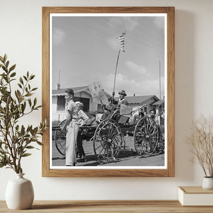 San Juan Bautista Schoolchildren Collect Scrap Metal May 1942