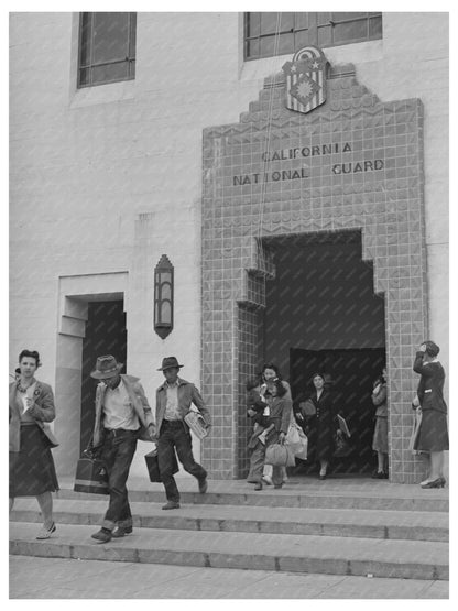 Japanese-Americans Departing Salinas May 1942 Photo