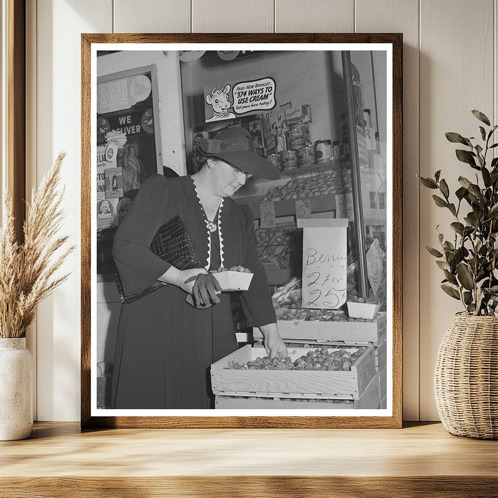 1942 Housewife Compares Grocery Prices in Turlock California