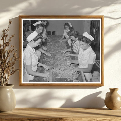 Dehydrated Cabbage Inspection Turlock California June 1942