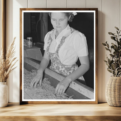 1942 Turlock California Dehydrated Cabbage Inspection Scene