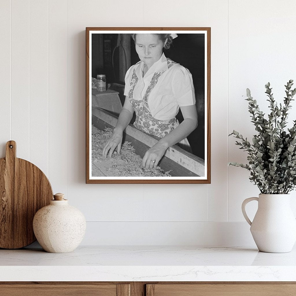 1942 Turlock California Dehydrated Cabbage Inspection Scene