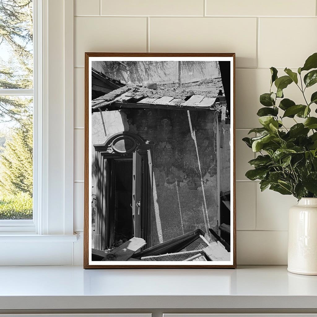 Vintage Bank Vault in Kennett California June 1942