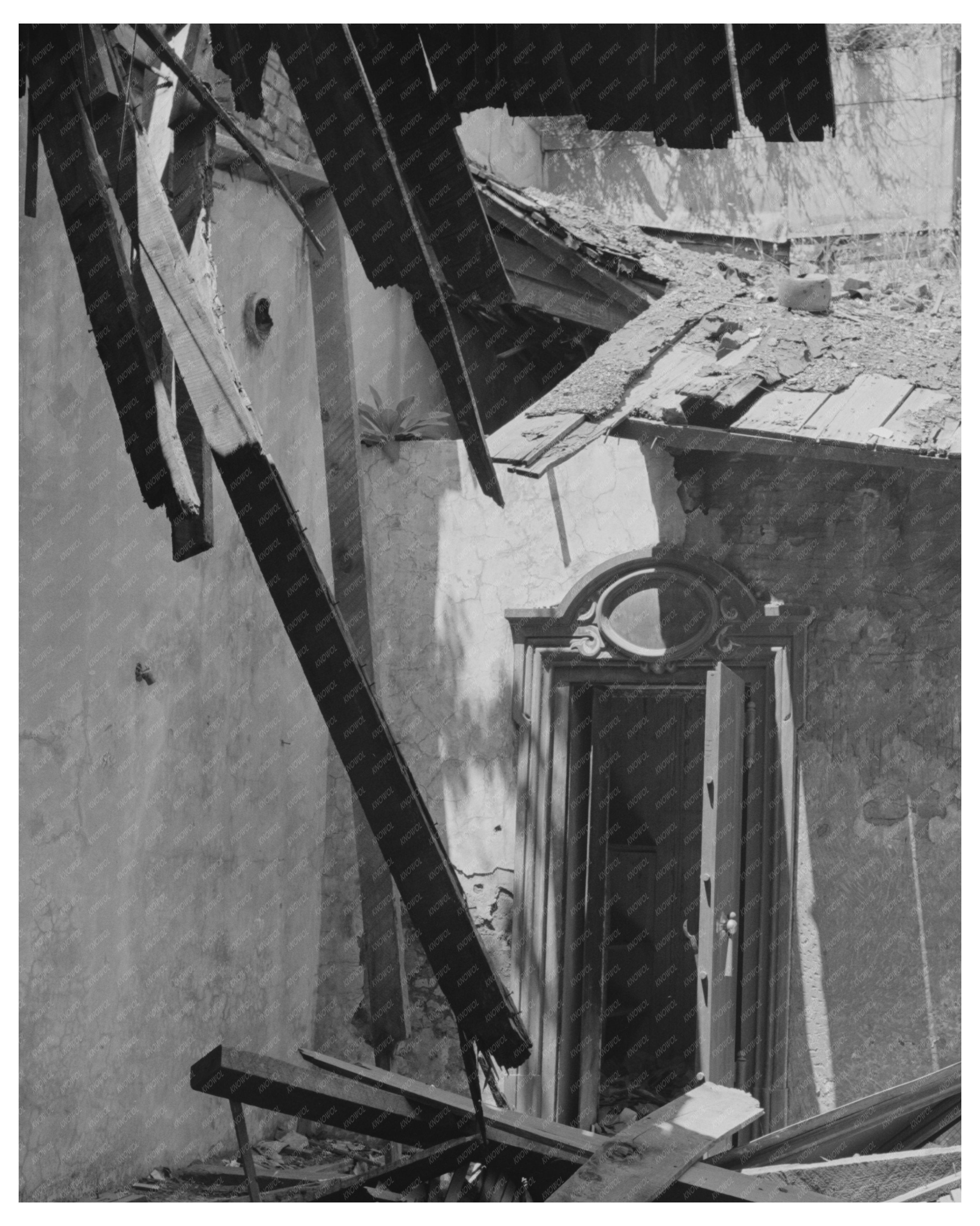 Old Bank Vault in Kennett California 1942