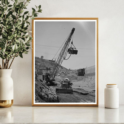 Excavation Work at Shasta Dam June 1942