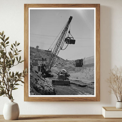 Excavation Work at Shasta Dam June 1942