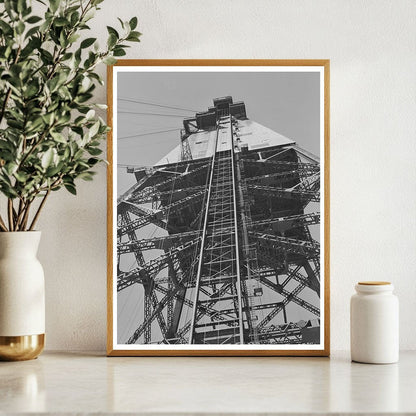 Shasta Dam Head Tower 1942 Image California