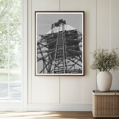 Shasta Dam Head Tower 1942 Image California