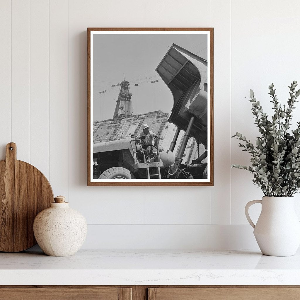 1942 Dump Truck at Shasta Dam Construction California