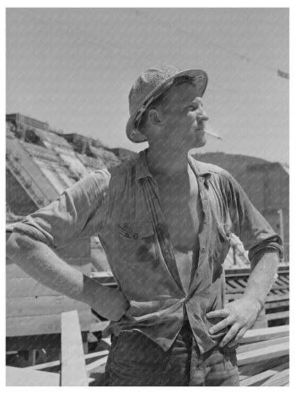Shasta Dam Historical Photo June 1942