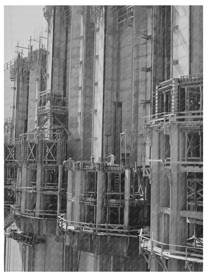 Shasta Dam Construction Site Shasta County California 1942