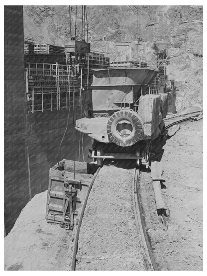 1942 Vintage Car on Circular Track at Shasta Dam California