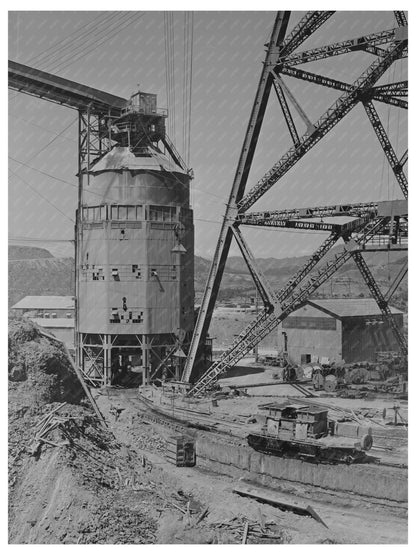 Shasta Dam June 1942 Cable Buckets in Operation