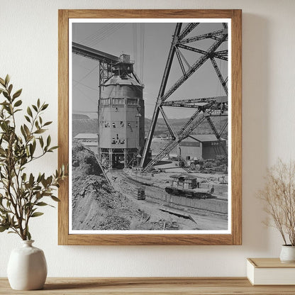 Shasta Dam June 1942 Cable Buckets in Operation