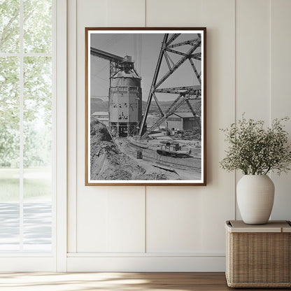 Shasta Dam June 1942 Cable Buckets in Operation