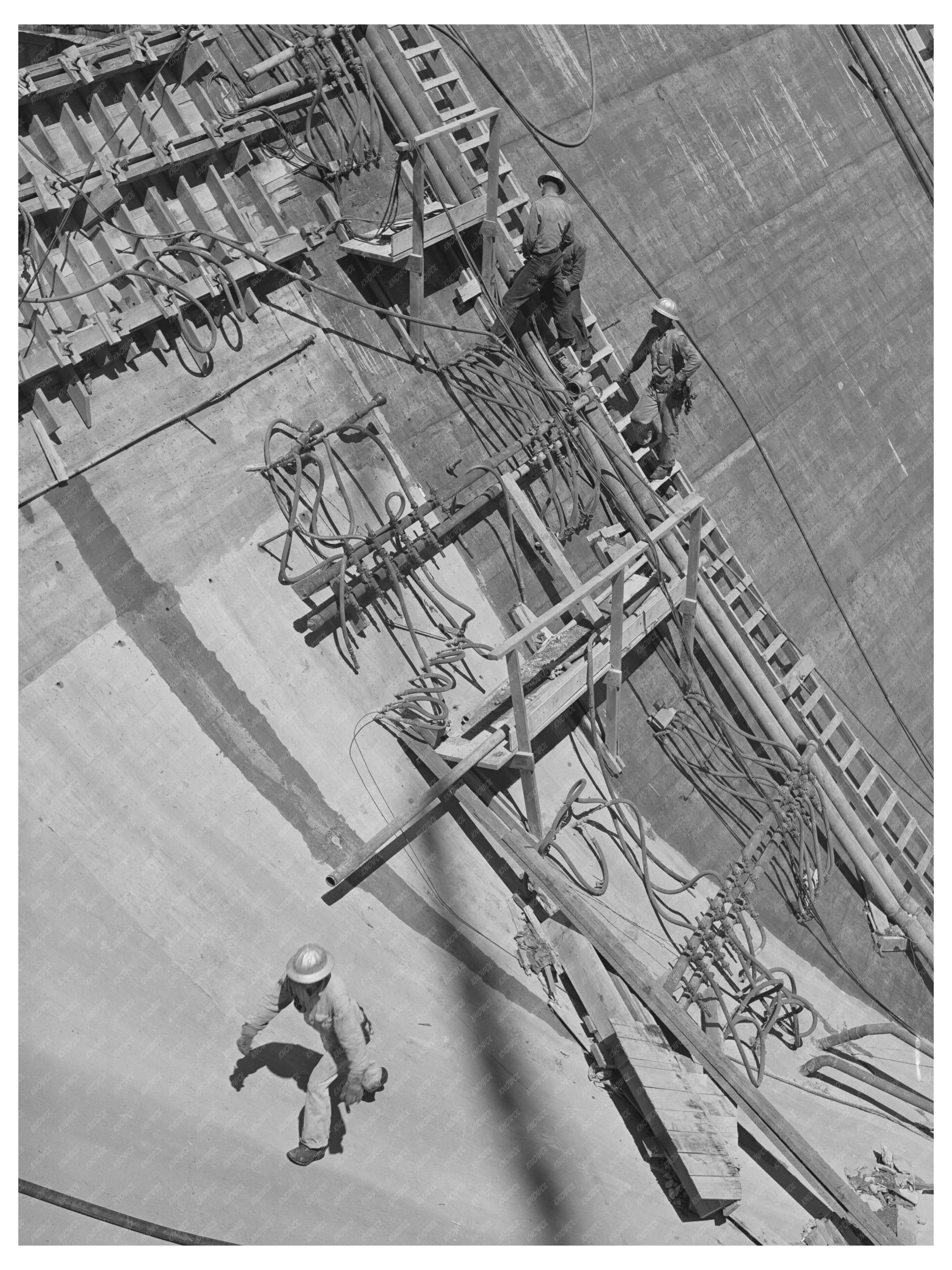 Shasta Dam Construction June 1942 Engineering Efforts