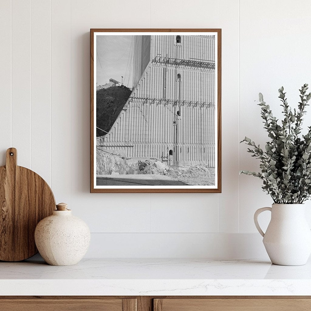 Shasta Dam Vintage Photograph June 1942 California