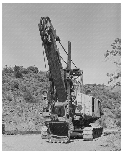 Shasta Dam Construction June 1942 Steam Shovel Image
