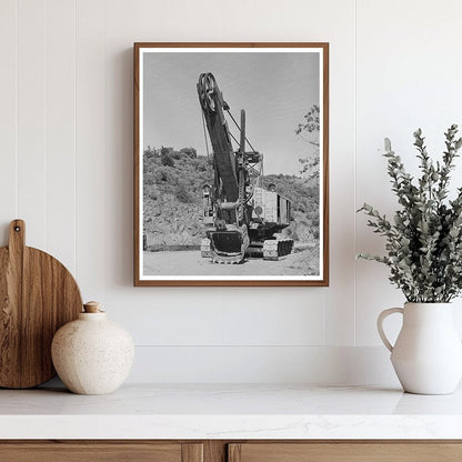Shasta Dam Construction June 1942 Steam Shovel Image