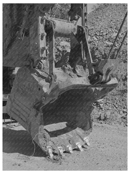 Shasta Dam with Stream Shovel June 1942 Historical Photo