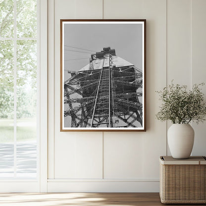 Shasta Dam Head Tower June 1942 Vintage Photograph