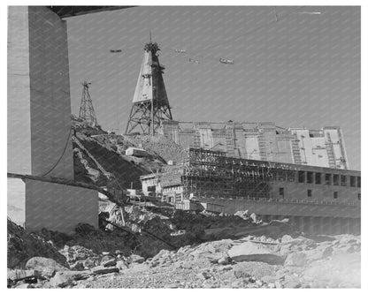 Shasta Dam Under Construction Shasta County June 1942