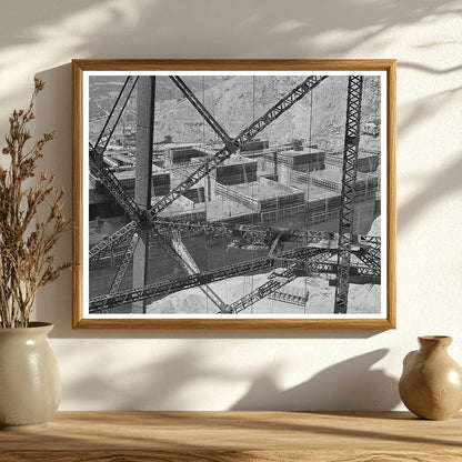 Shasta Dam Construction June 1942 Elevated View