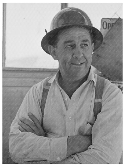 Shasta Dam California vintage image June 1942