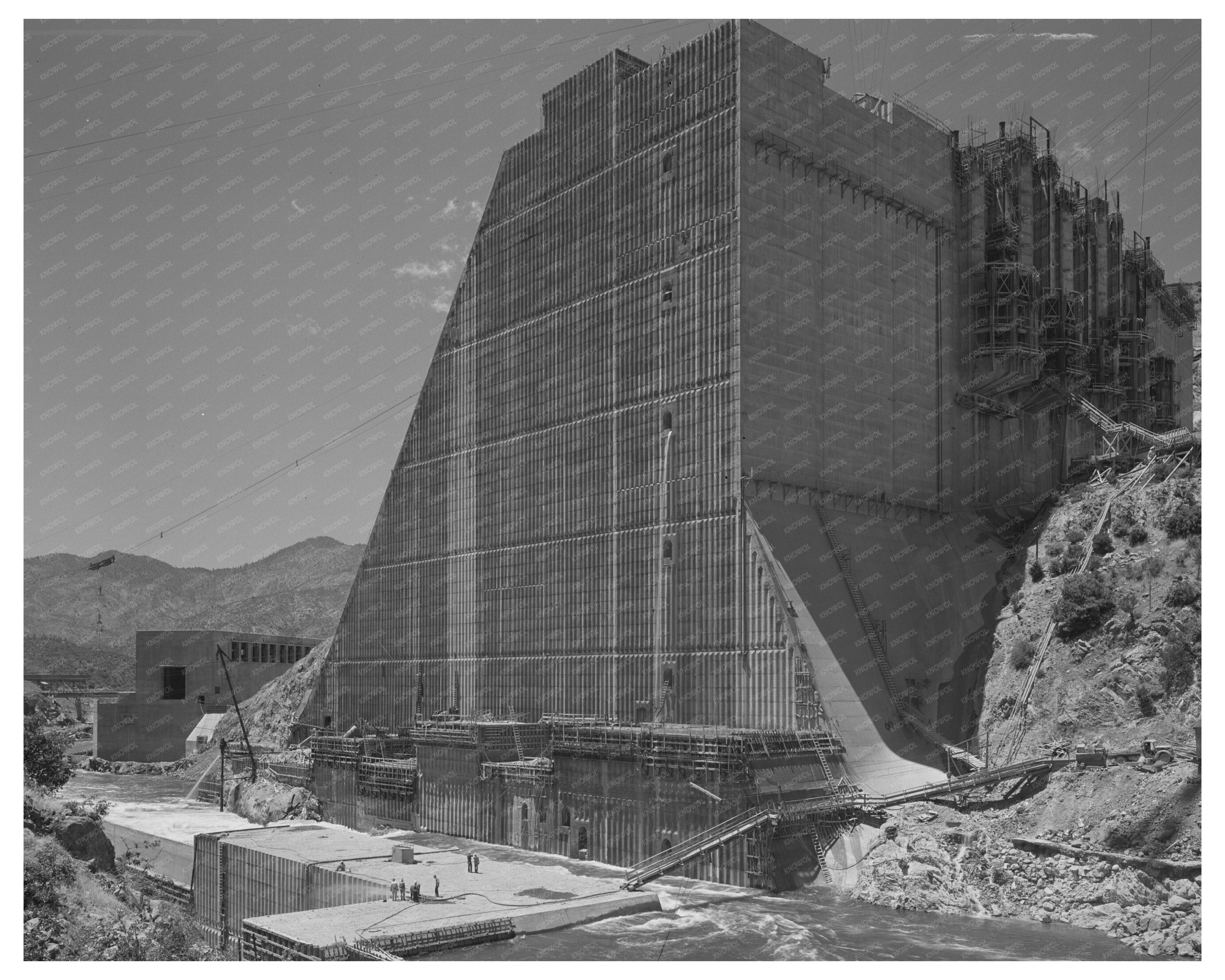 Shasta Dam Construction Site June 1942
