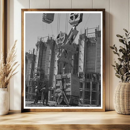 Concrete Bucket at Shasta Dam Construction June 1942