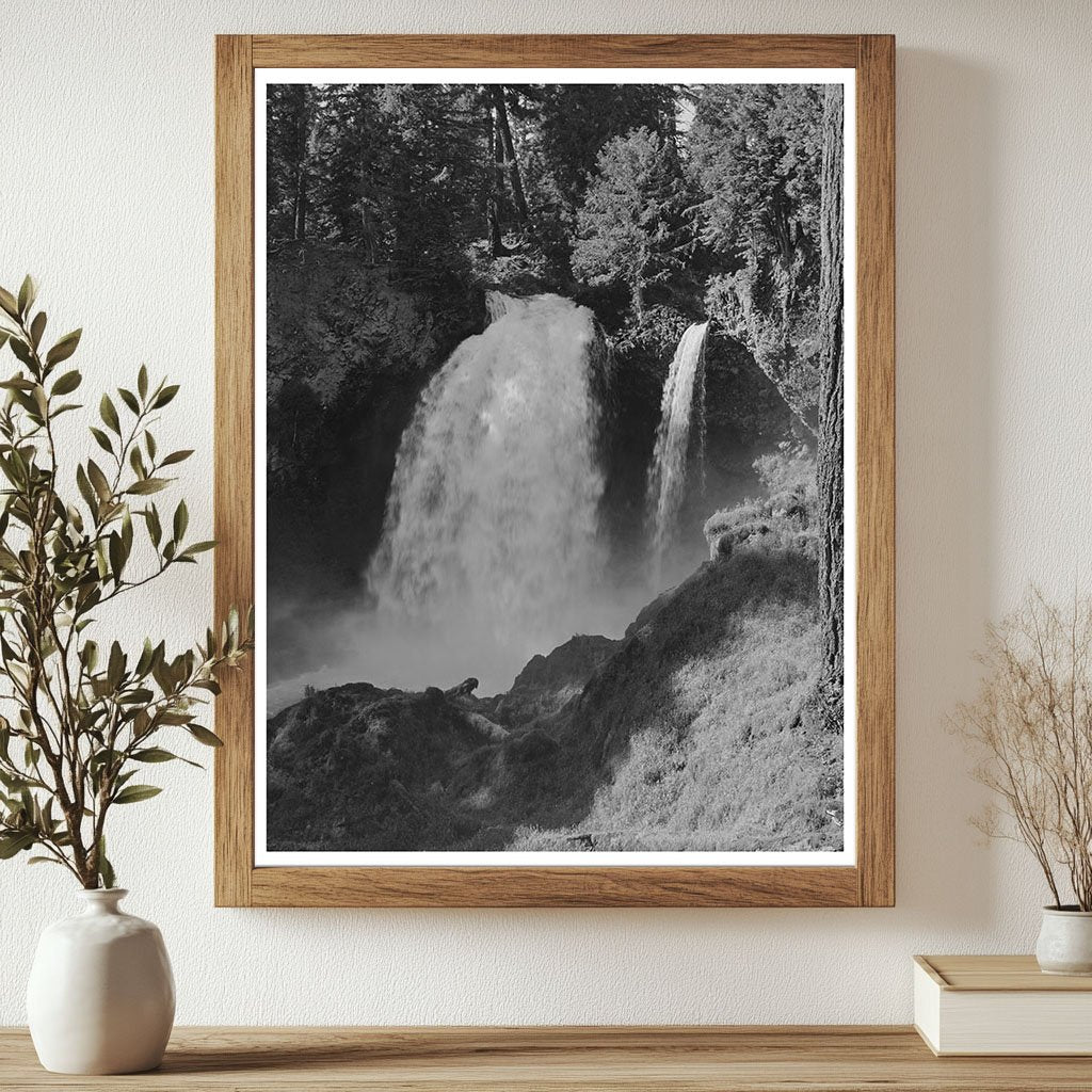 Koosah Falls in Willamette National Forest 1942