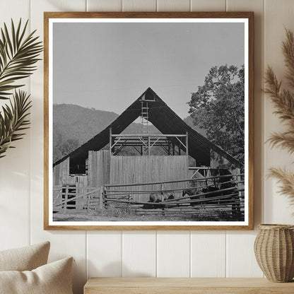 Barn in Jackson County Oregon July 1942 FSA Collection