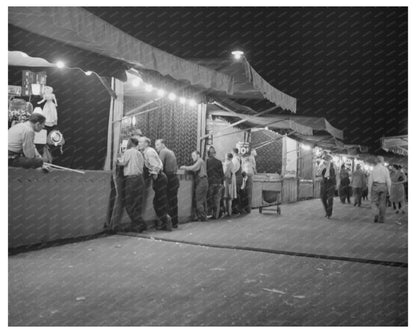 Vintage Circus Scene Klamath Falls Oregon July 1942