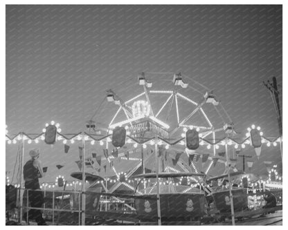 Carnival Rides at Klamath Falls Circus July 1942