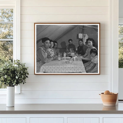Japanese American Family in Mobile Camp Oregon July 1942