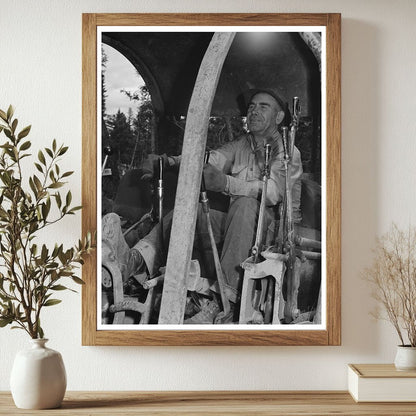 Caterpillar Tractor Operator in Malheur National Forest 1942